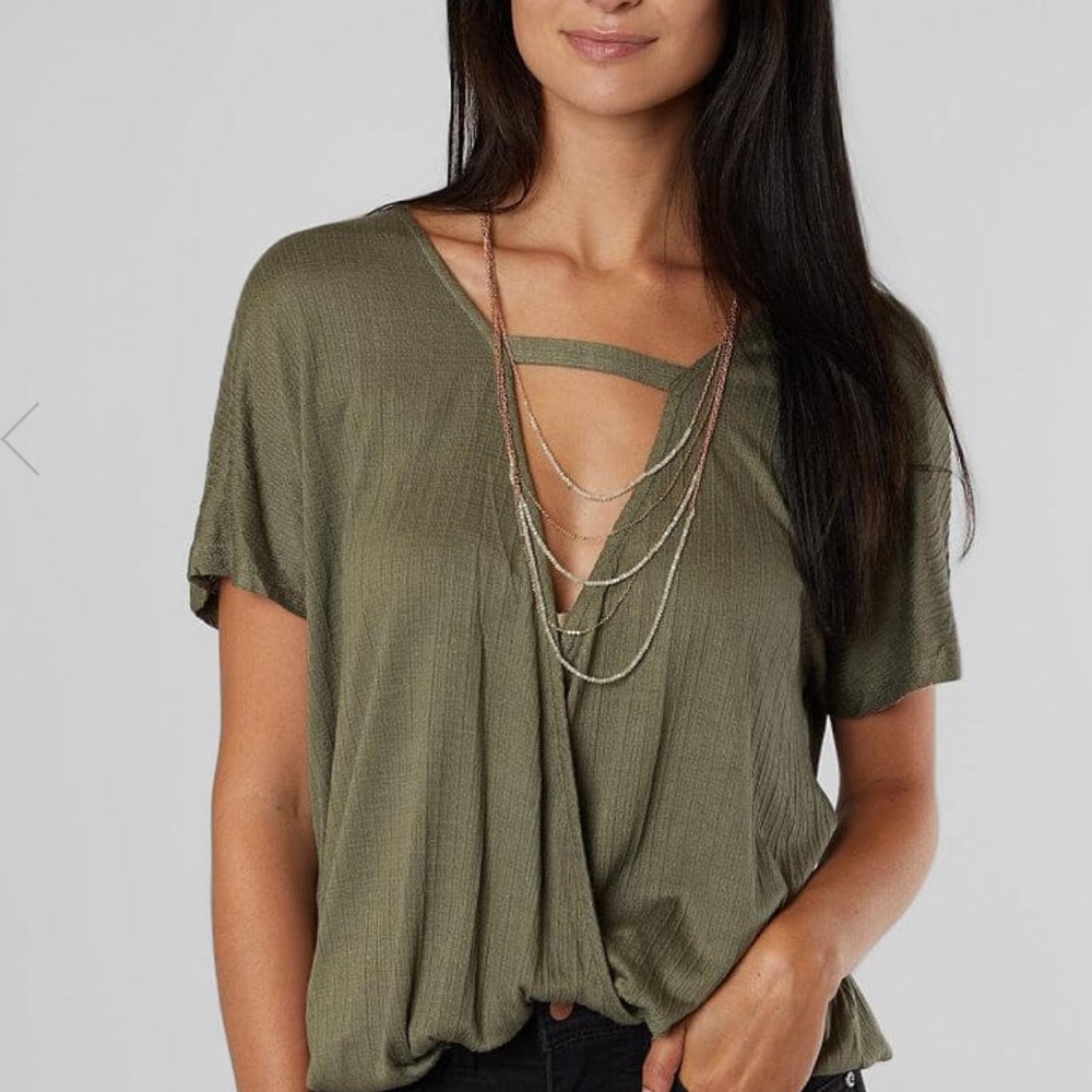 Olive Green Daytrip Top from Buckle